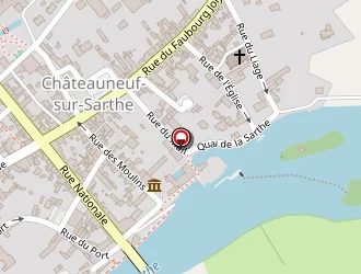 Carte de Congnard à Châteauneuf-sur-sarthe