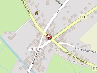 Carte de Plaine De Jeux à Leugny