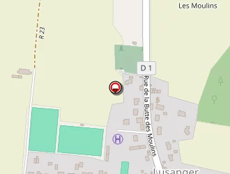 Carte de La Poste à Lusanger