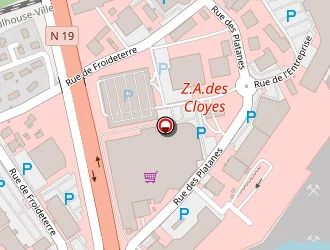 Carte de Aldi Marché à Lure