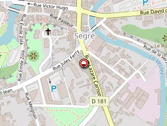 Carte de L'instant De Soie à Segré