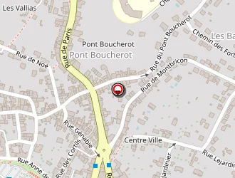 Carte de Boulangerie Clouet à Gien