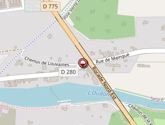 Carte de Lefievre Frédérick à Segré