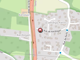 Carte de Auger Laurent à Saint-avé