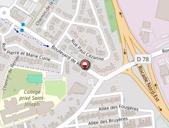 Carte de Le Petit Atelier à Segré