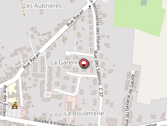 Carte de Ordi-presto à Aubigné-racan