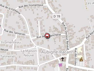 Carte de Forge Claude à Aubigné-racan