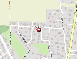 Carte de France Fixations à Kembs