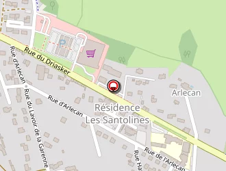 Carte de Ty Vélo à Plouhinec