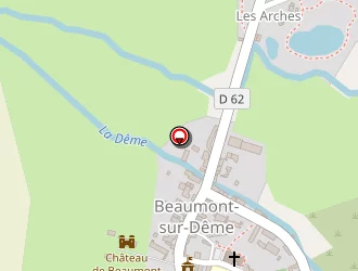 Carte de Mairie à Beaumont-sur-dême