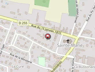 Carte de Ferté Bertrand à Sainte-marie