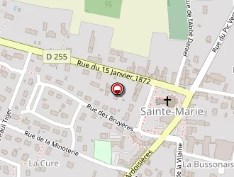 Carte de La Poste à Sainte-marie