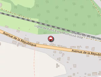 Carte de Gaz Et Eaux à Ronchamp