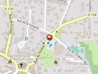 Carte de La Poste à Plouhinec