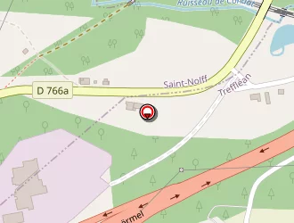 Carte de Penpénic à Treffléan