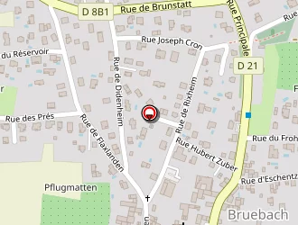 Carte de Walusa à Bruebach