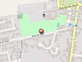 Carte de La Cabionnette à Sainte-anne-d'auray