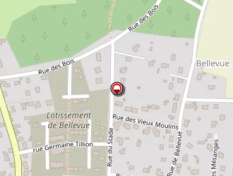 Carte de Stade Bellevue à Plouhinec