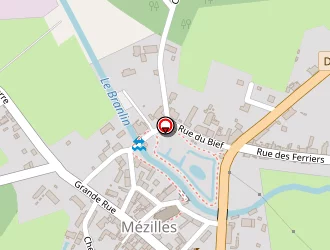 Carte de La Manoeuvrerie à Mézilles