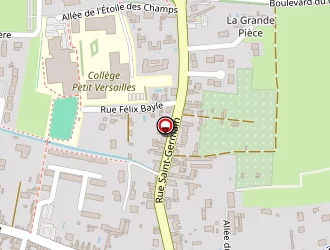 Carte de Barcy Gael à Flèche (la)