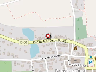 Carte de La Poste à Bains-sur-oust