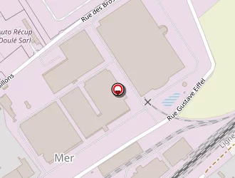 Carte de Centre De Secours Des Sapeurs Pompiers (services Administratifs) à Mer