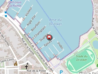 Carte de Le Penalty à Port-louis