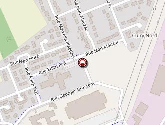 Carte de Gymnase Cuiry à Gien