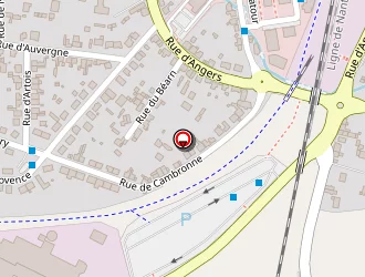 Carte de Castel Viandes à Châteaubriant