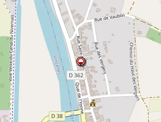 Carte de Ecole Elémentaire à Vincelottes