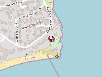 Carte de Aire De Pétanque à Larmor-plage