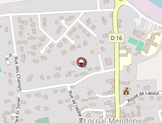 Carte de Marcanval à Locoal-mendon