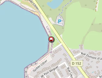 Carte de Le Courégant à Ploemeur