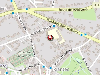 Carte de La Poste à Riantec