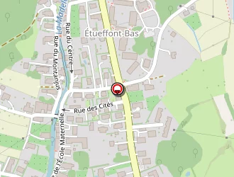 Carte de Ecole Maternelle à Étueffont