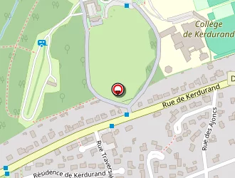 Carte de Stade Municipal à Riantec