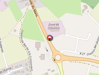 Carte de Station Service Elan à Luceau