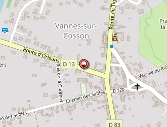 Carte de Mairie à Vannes-sur-cosson