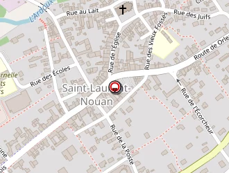 Carte de La Poste à Saint-laurent-nouan