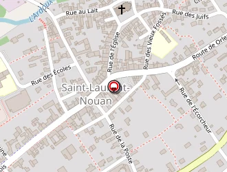 Carte de Centre De Beauté Amarine à Saint-laurent-nouan