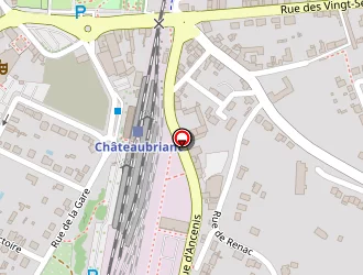 Carte de Paris Océan à Châteaubriant