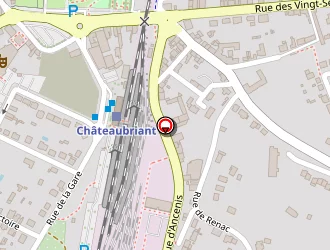 Carte de Le Castillo à Châteaubriant