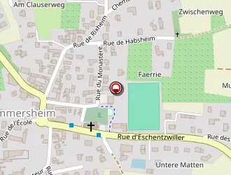 Carte de Stade Communal à Zimmersheim