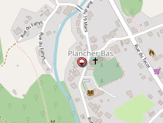 Carte de Roussillon Pierre à Plancher-bas