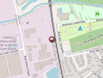 Carte de Stand De Tir à Ferté-saint-aubin (la)