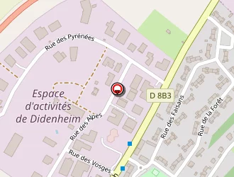 Carte de Ecole Maternelle à Didenheim