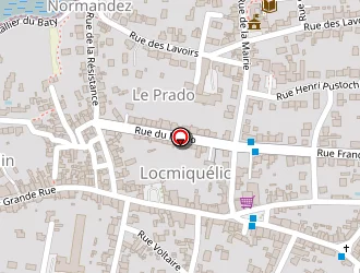 Carte de Institut De Beauté Marlène à Locmiquélic