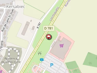 Carte de Centre Leclerc à Riantec