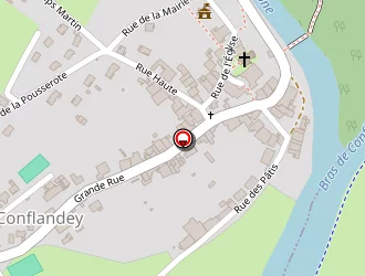 Carte de La Saônoise à Conflandey