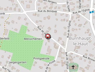 Carte de Martin Fabien à Bernwiller